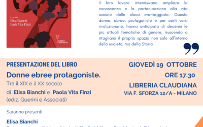 “Donne ebree protagoniste”: presentazione del libro a Milano