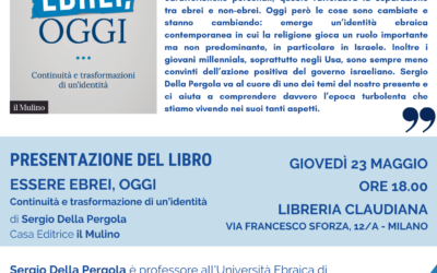 Milano Presentazione del libro “Essere ebrei, oggi”