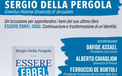 Milano, incontro con Sergio Della Pergola